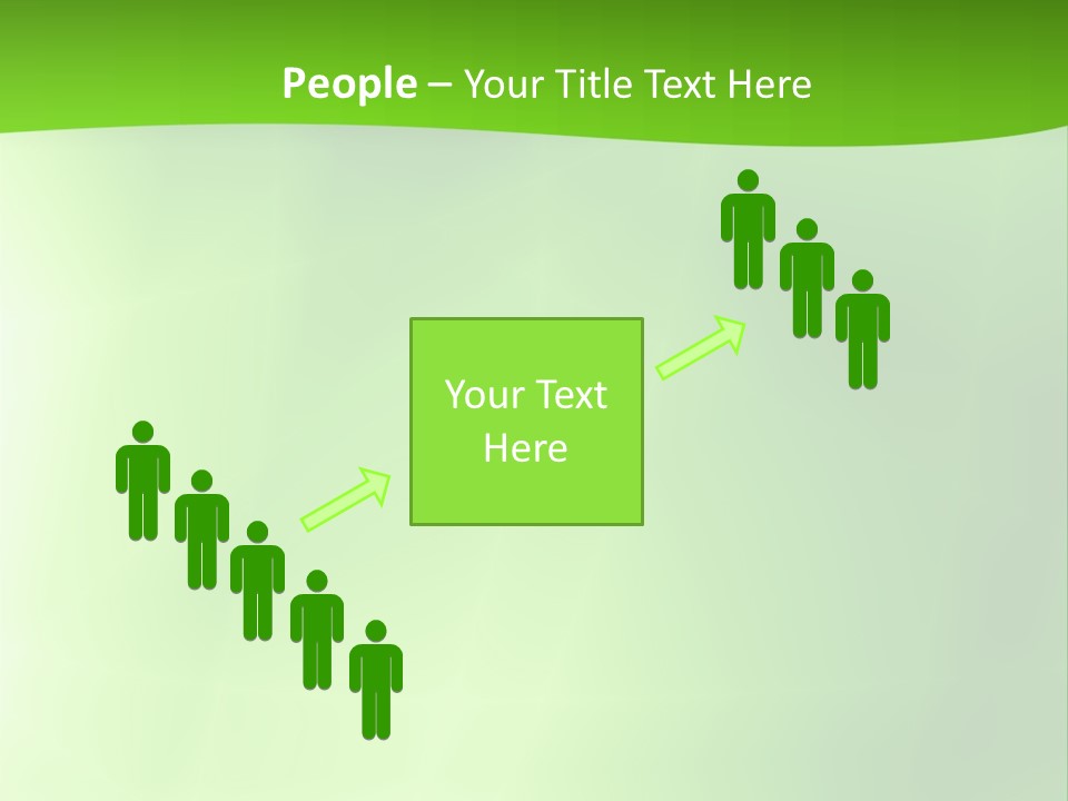Fractal Newsletter Greenery PowerPoint Template