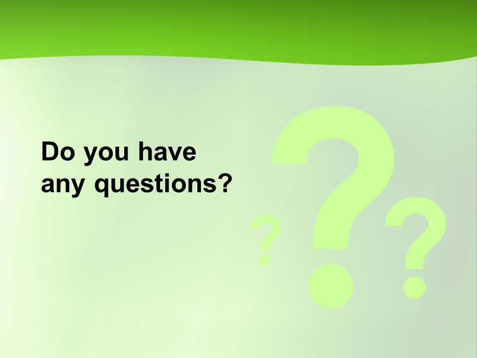 Fractal Newsletter Greenery PowerPoint Template