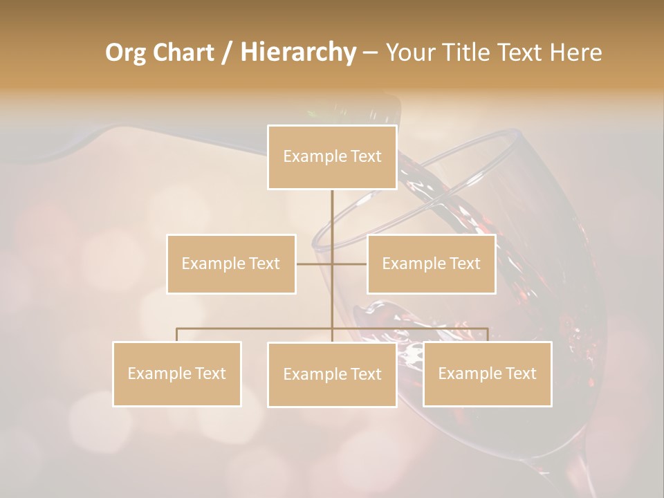 Wineglass Merlot Isolated PowerPoint Template