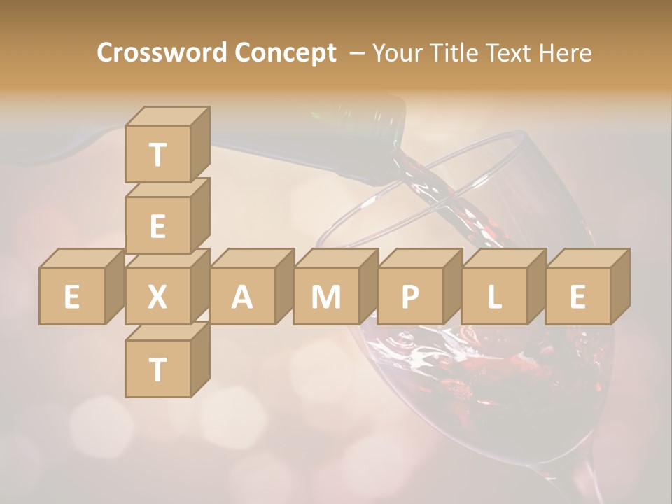 Wineglass Merlot Isolated PowerPoint Template