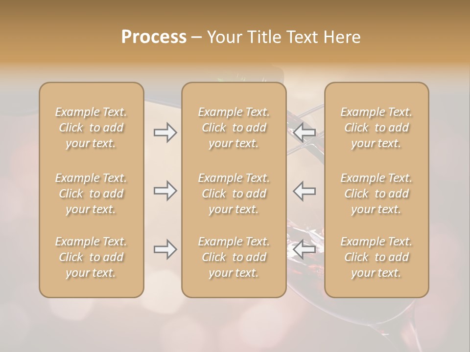 Wineglass Merlot Isolated PowerPoint Template