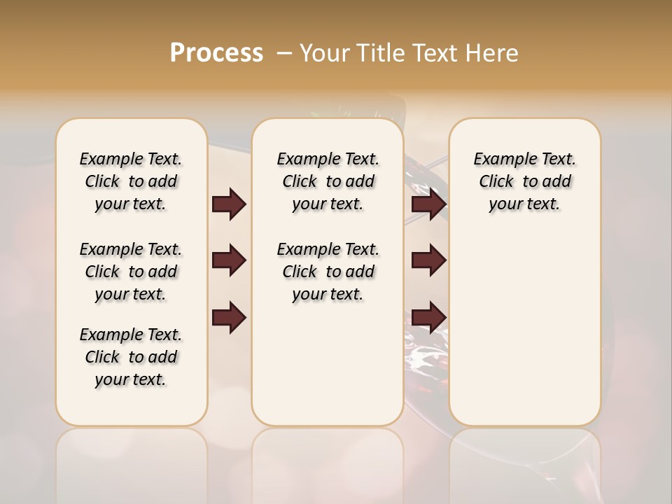 Wineglass Merlot Isolated PowerPoint Template