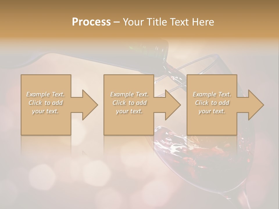 Wineglass Merlot Isolated PowerPoint Template