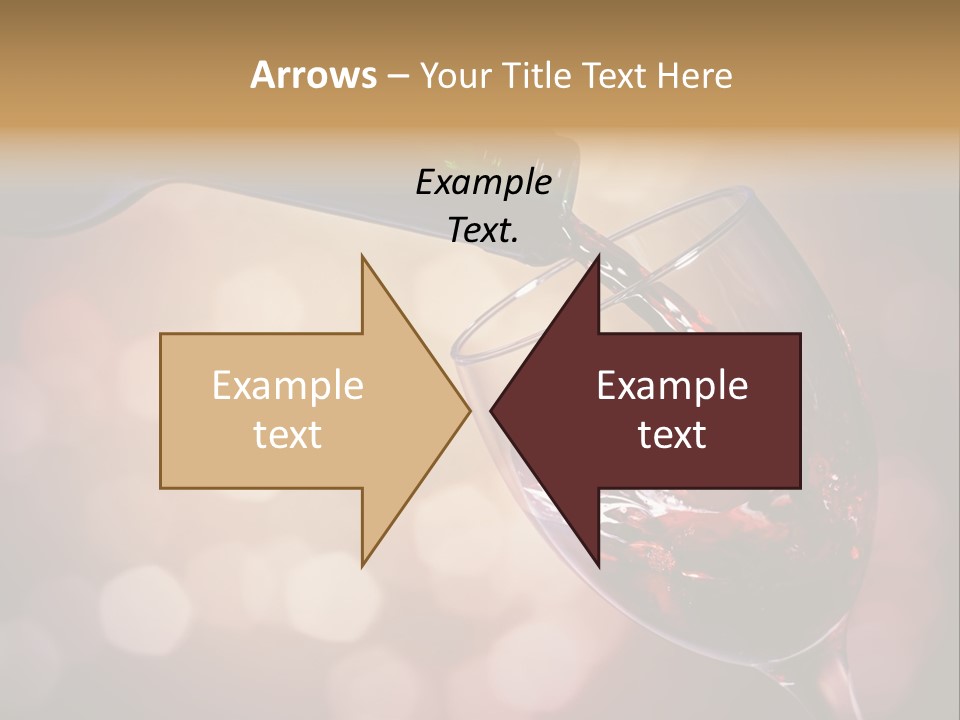 Wineglass Merlot Isolated PowerPoint Template