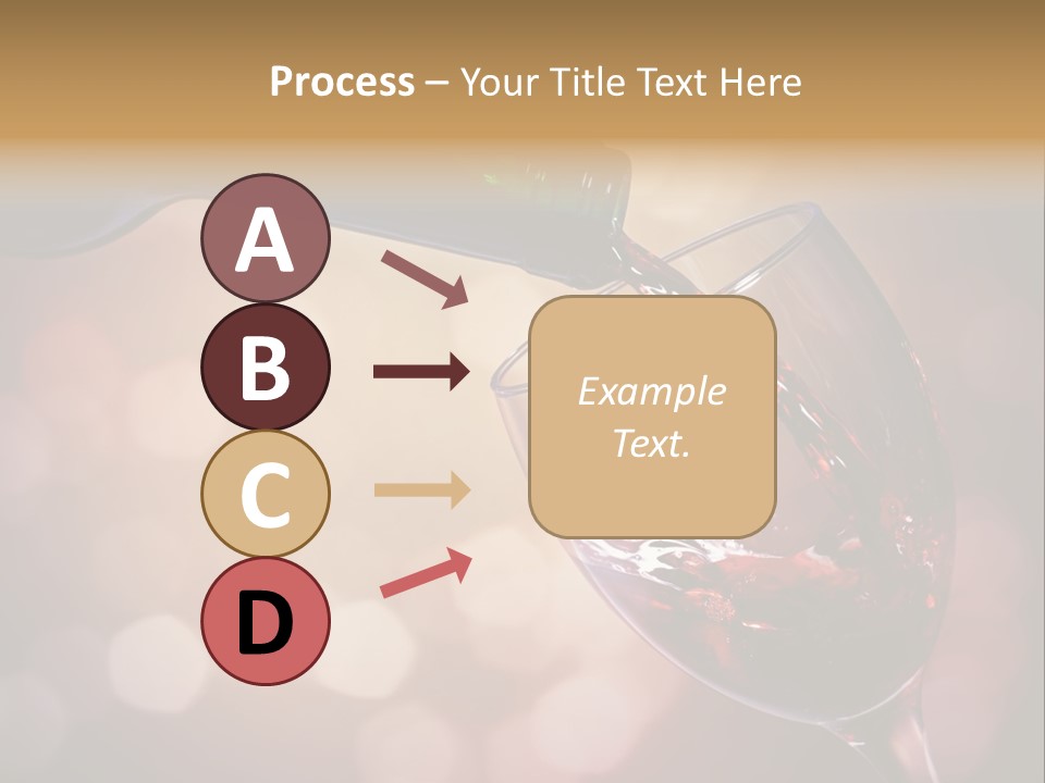 Wineglass Merlot Isolated PowerPoint Template