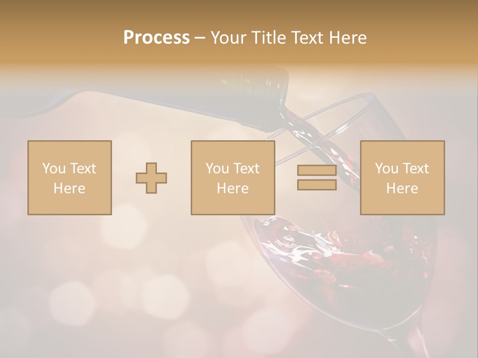 Wineglass Merlot Isolated PowerPoint Template
