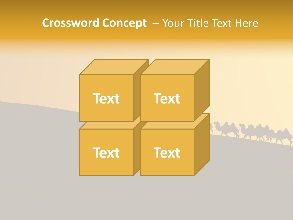 China Sand Silk PowerPoint Template