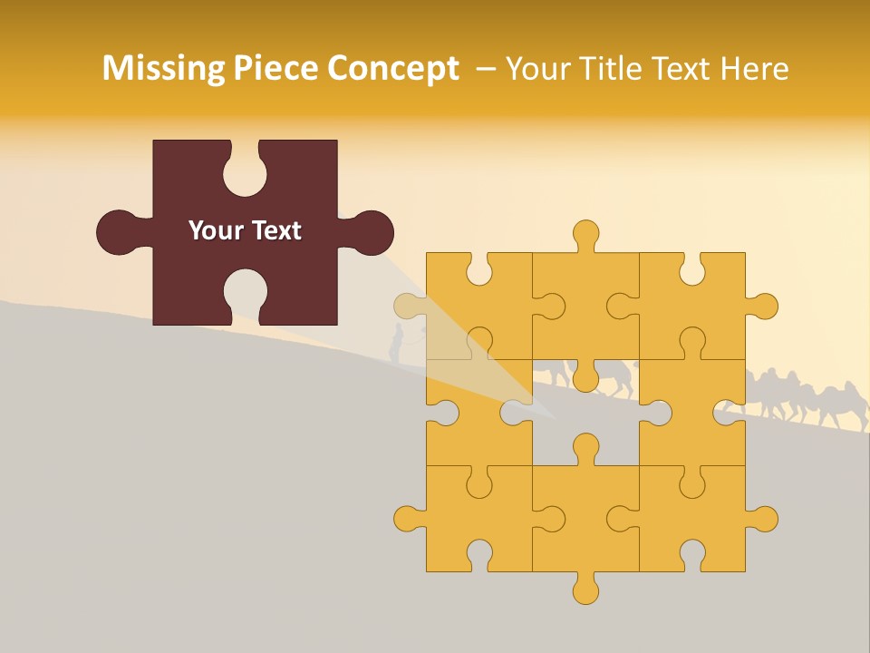 China Sand Silk PowerPoint Template