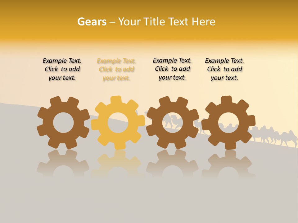 China Sand Silk PowerPoint Template