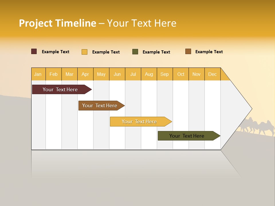 China Sand Silk PowerPoint Template