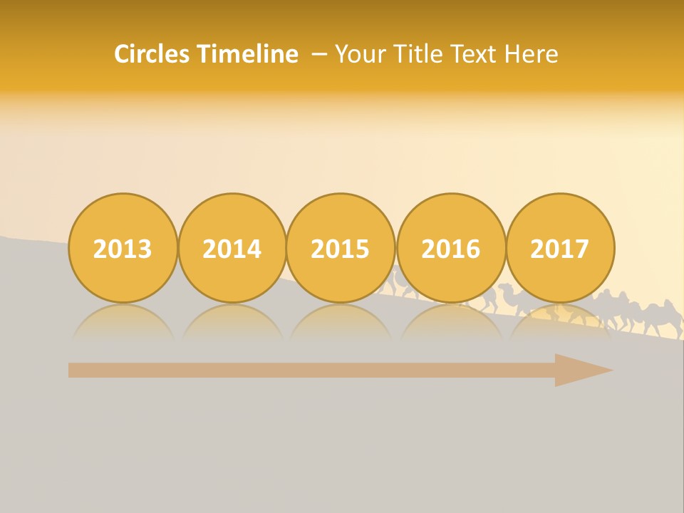 China Sand Silk PowerPoint Template