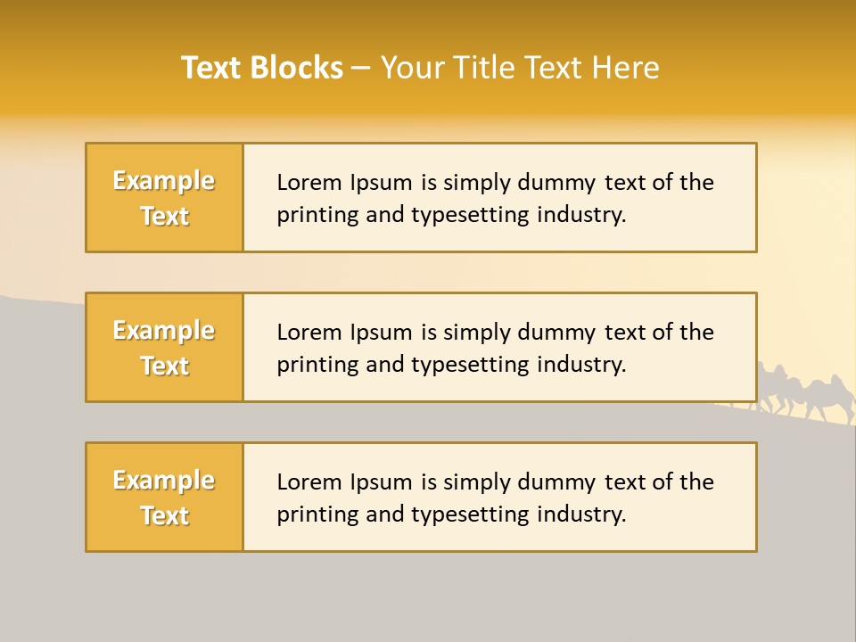 China Sand Silk PowerPoint Template
