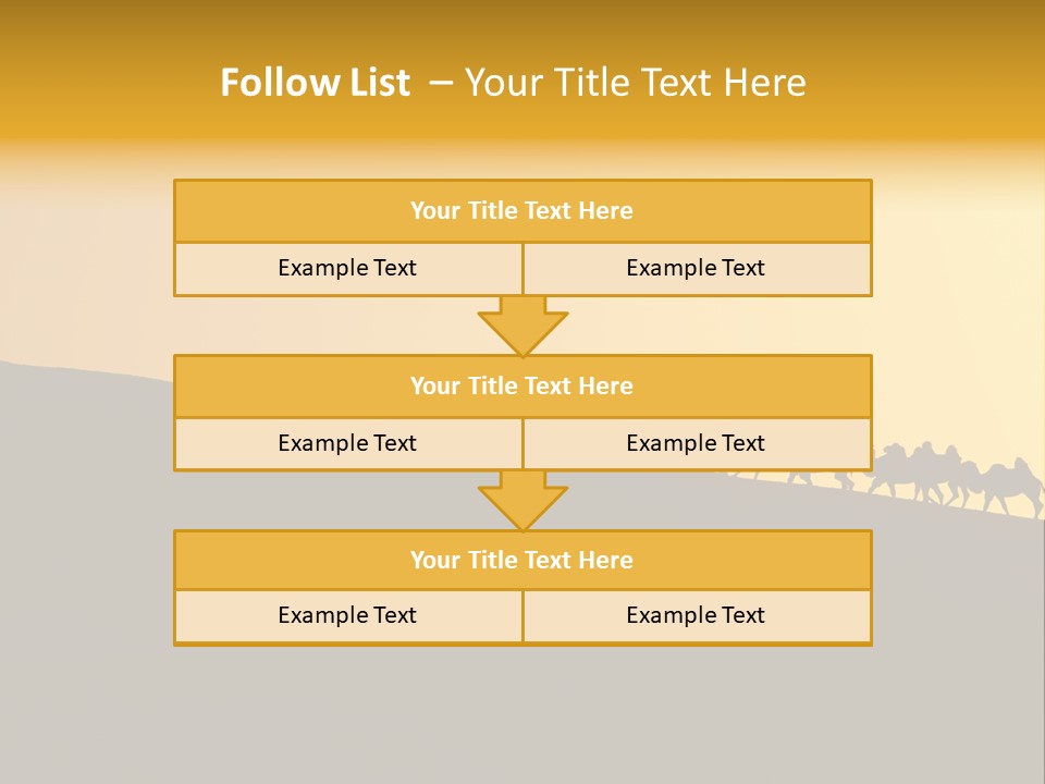 China Sand Silk PowerPoint Template