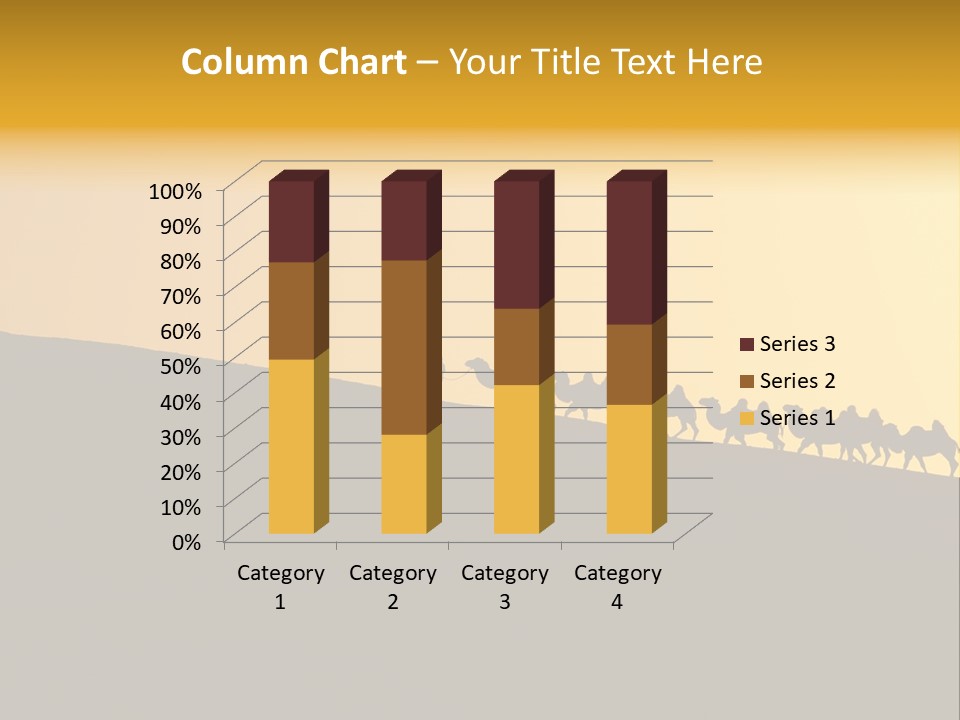 China Sand Silk PowerPoint Template