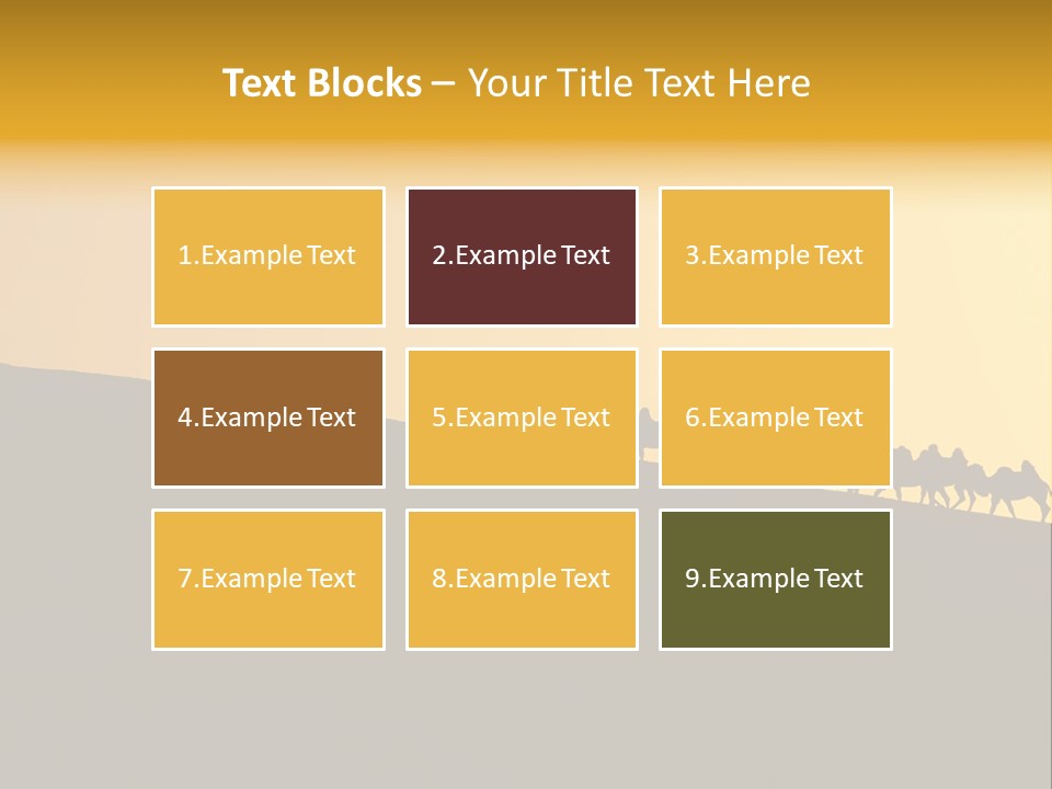 China Sand Silk PowerPoint Template