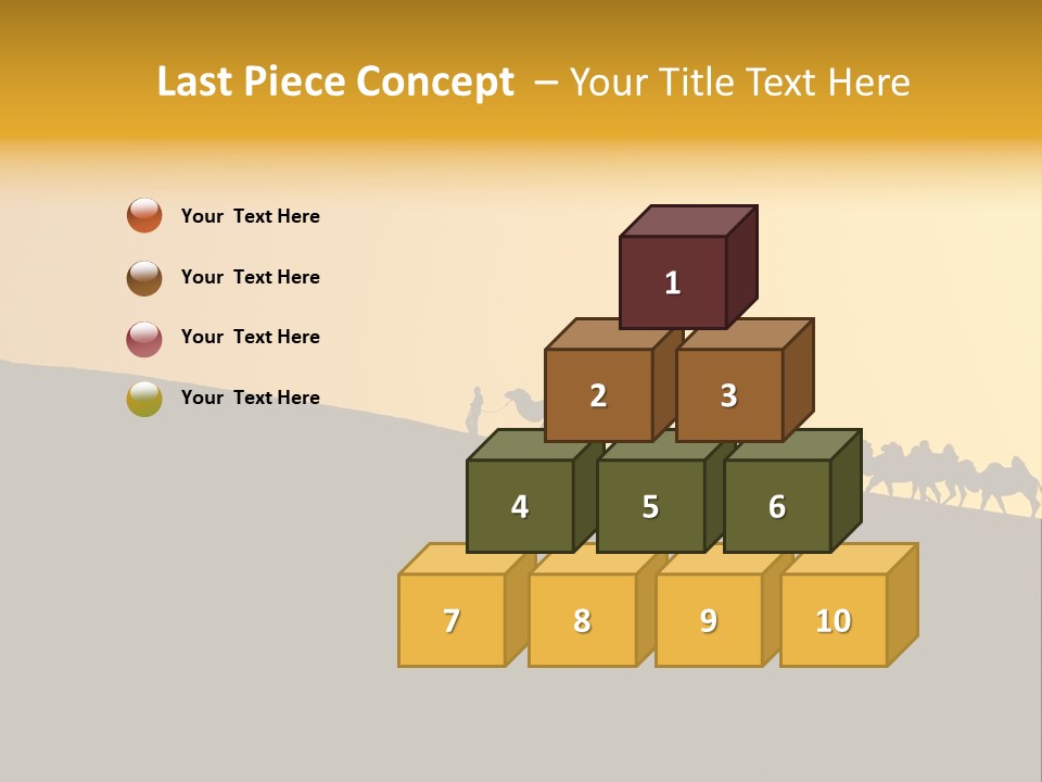 China Sand Silk PowerPoint Template