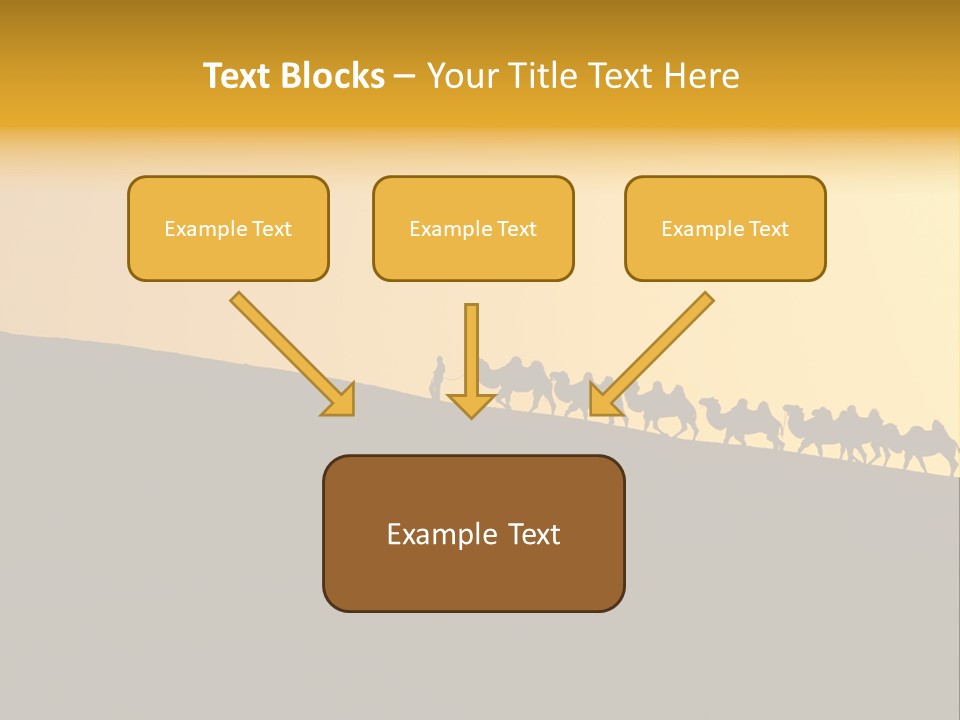 China Sand Silk PowerPoint Template