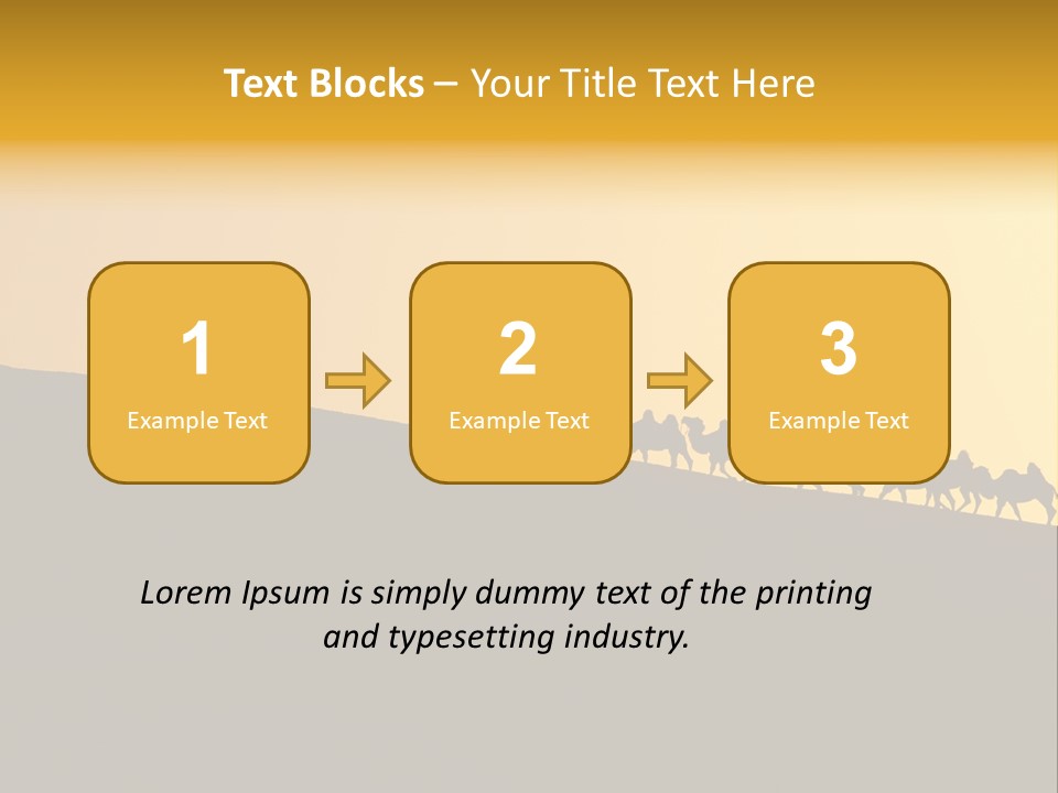 China Sand Silk PowerPoint Template