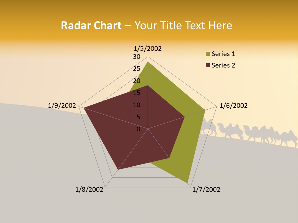 China Sand Silk PowerPoint Template