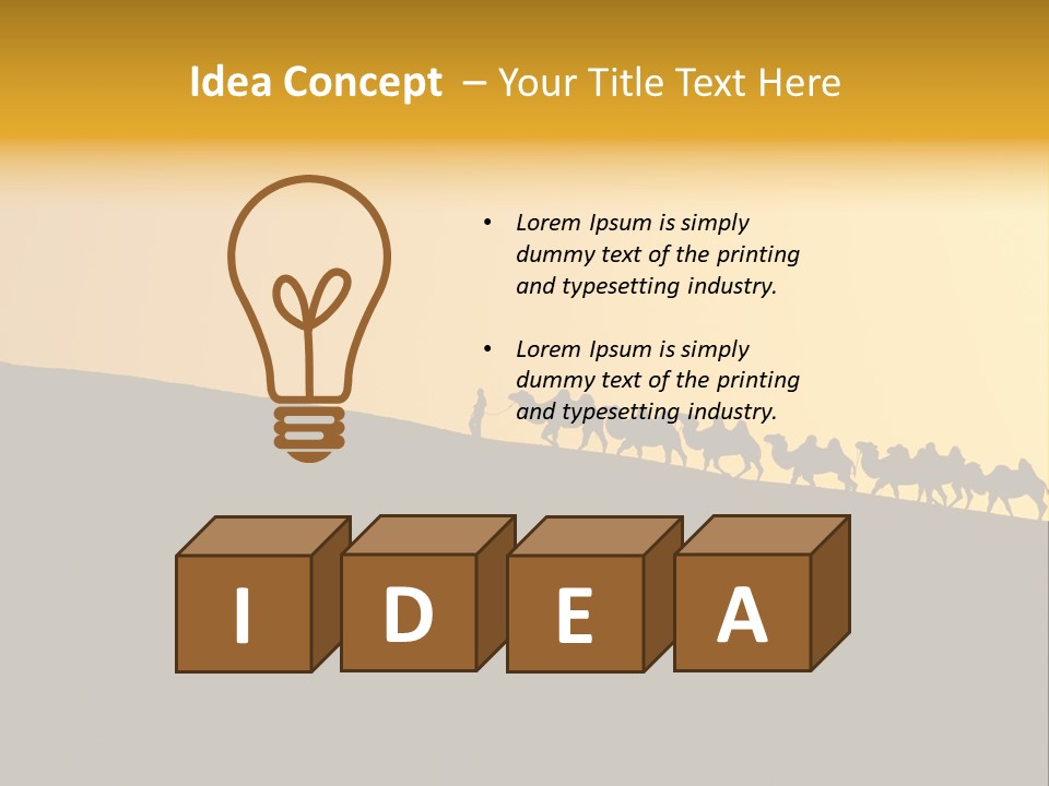 China Sand Silk PowerPoint Template