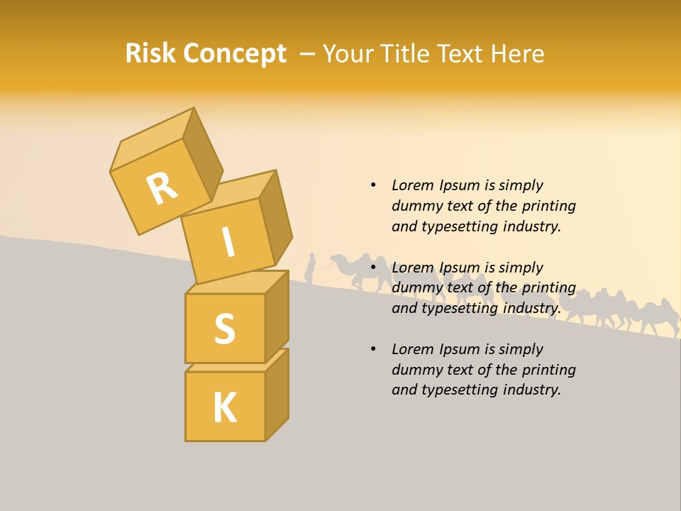 China Sand Silk PowerPoint Template