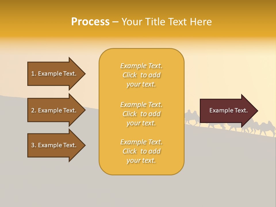 China Sand Silk PowerPoint Template
