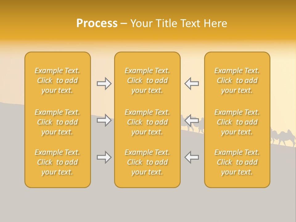 China Sand Silk PowerPoint Template