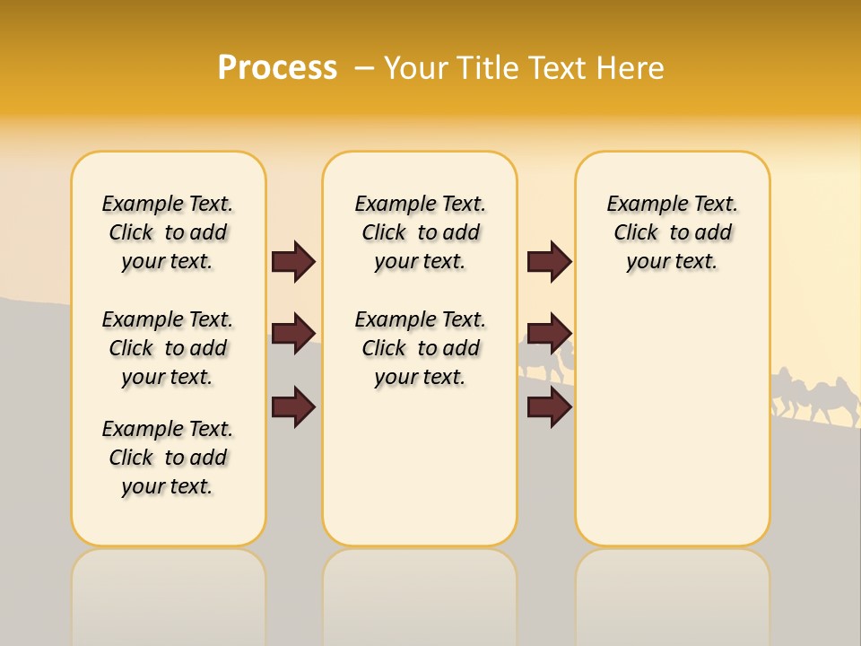 China Sand Silk PowerPoint Template