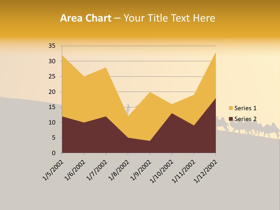 China Sand Silk PowerPoint Template
