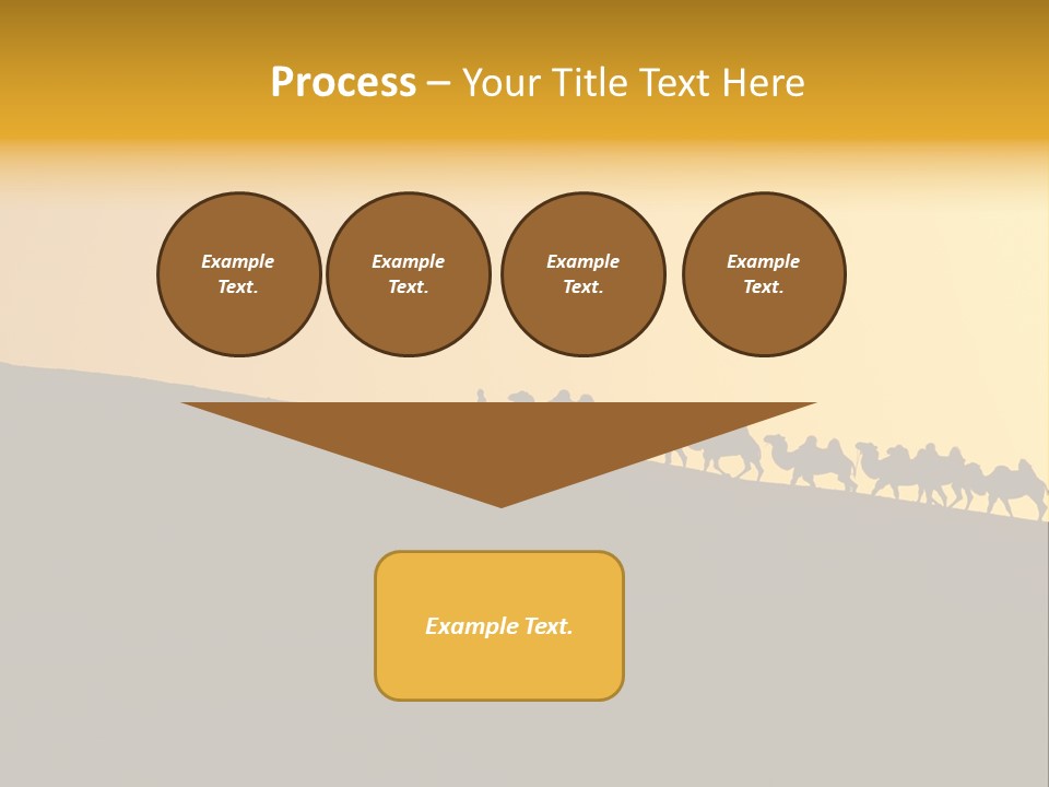 China Sand Silk PowerPoint Template