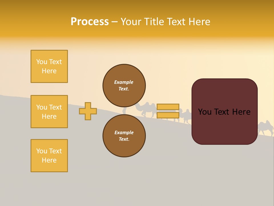China Sand Silk PowerPoint Template