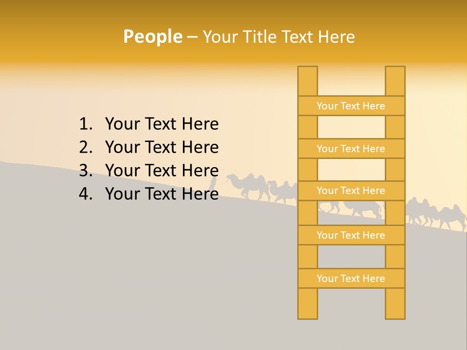 China Sand Silk PowerPoint Template