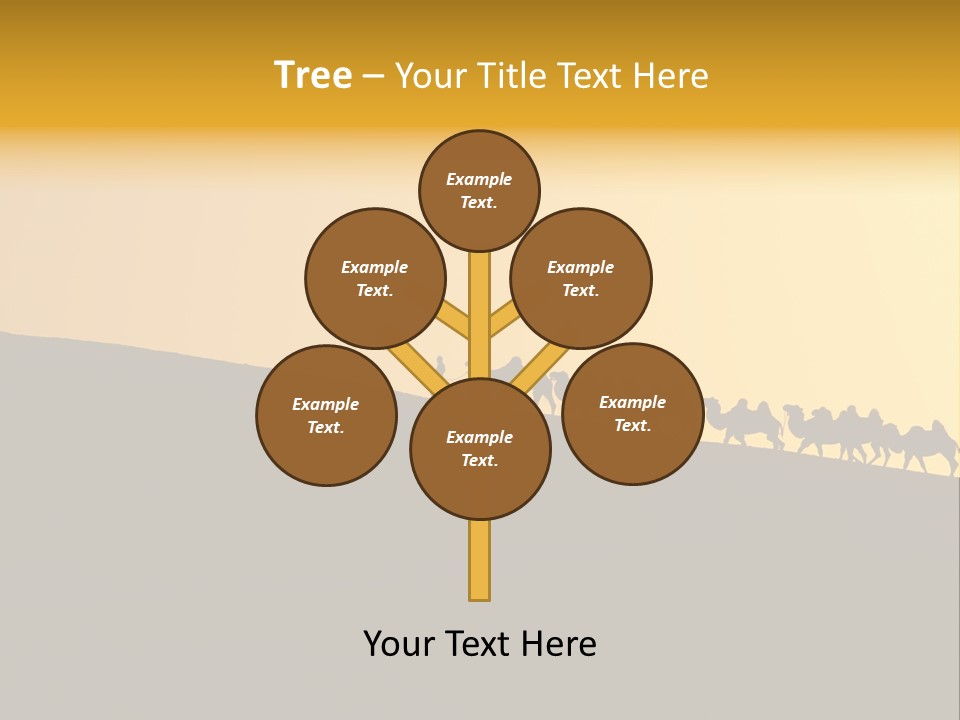 China Sand Silk PowerPoint Template