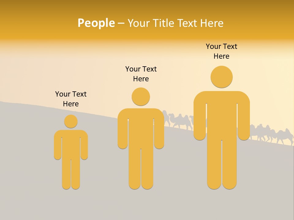 China Sand Silk PowerPoint Template