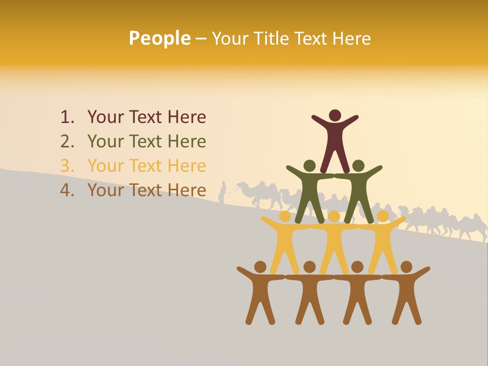 China Sand Silk PowerPoint Template