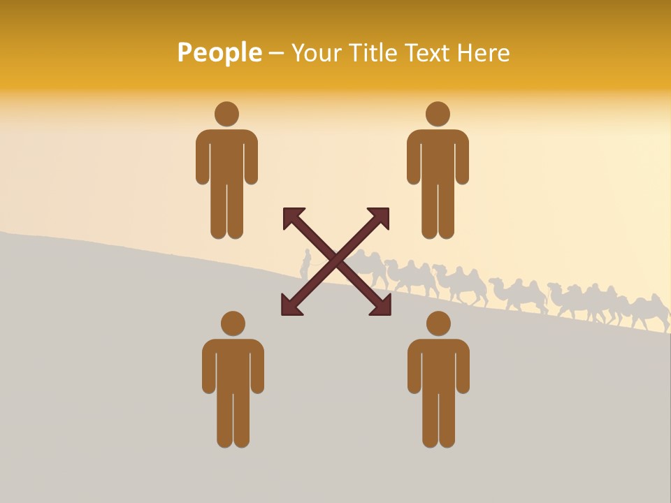 China Sand Silk PowerPoint Template