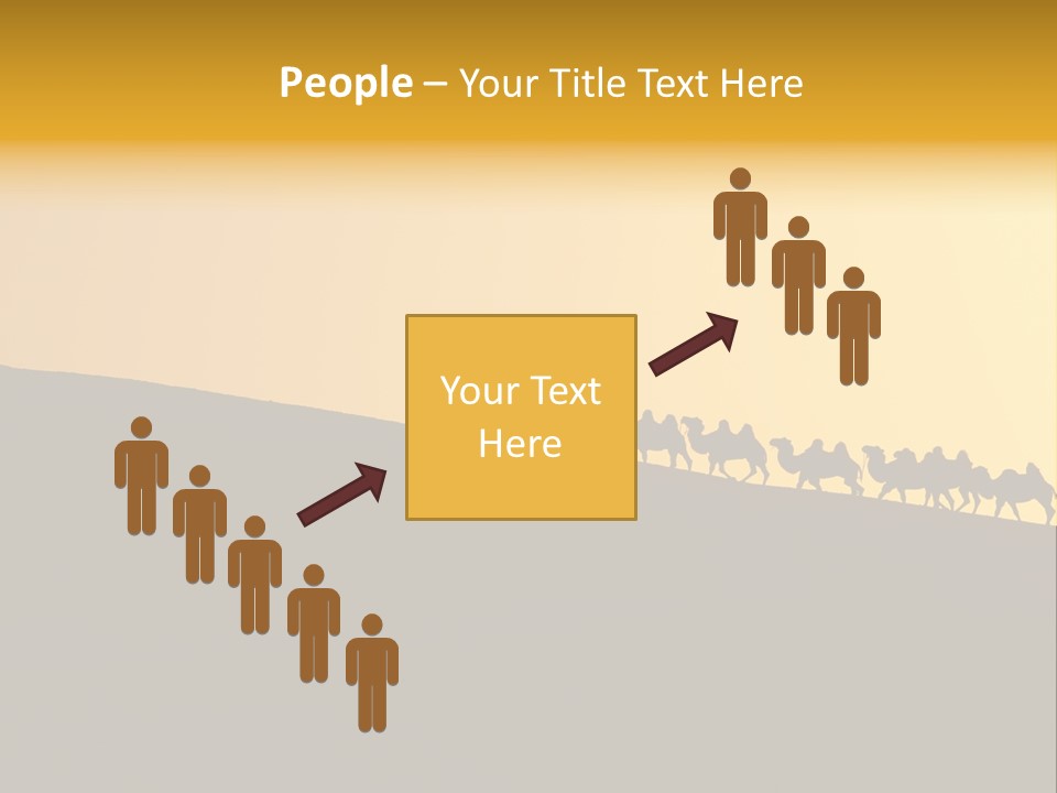 China Sand Silk PowerPoint Template