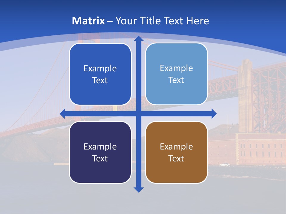 Red Marin County Coastline PowerPoint Template