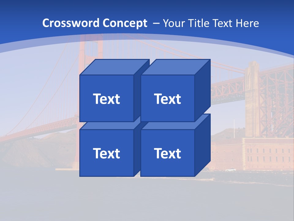 Red Marin County Coastline PowerPoint Template