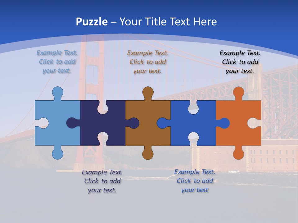 Red Marin County Coastline PowerPoint Template