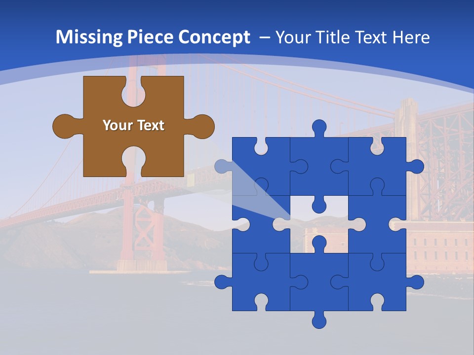 Red Marin County Coastline PowerPoint Template