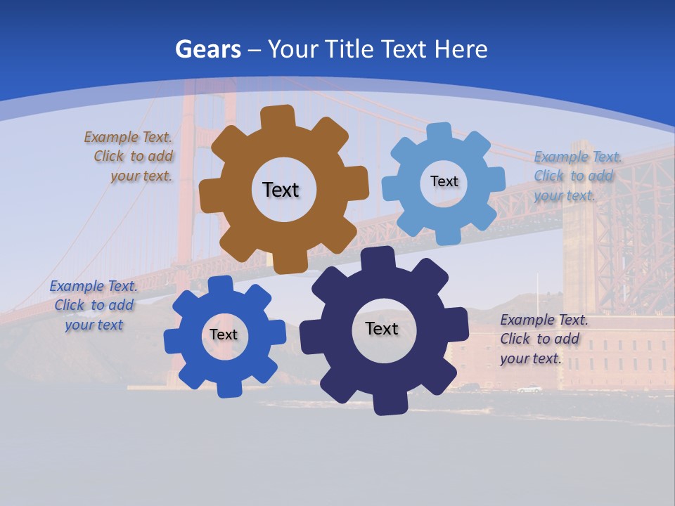 Red Marin County Coastline PowerPoint Template