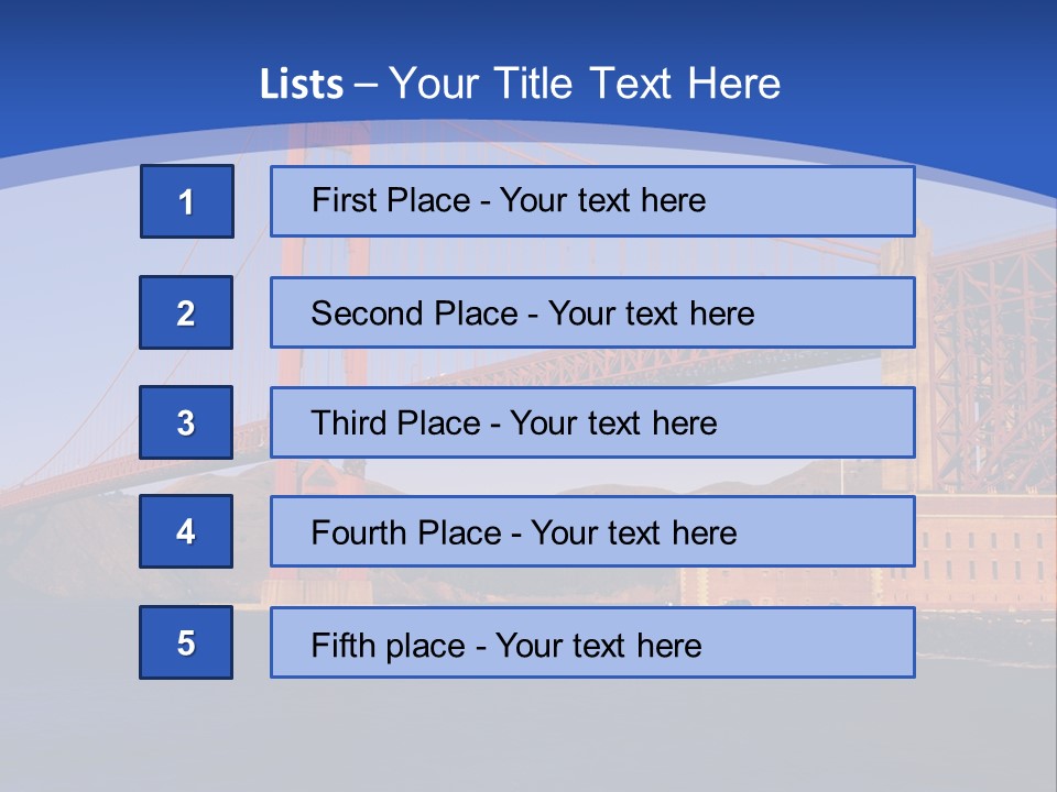 Red Marin County Coastline PowerPoint Template