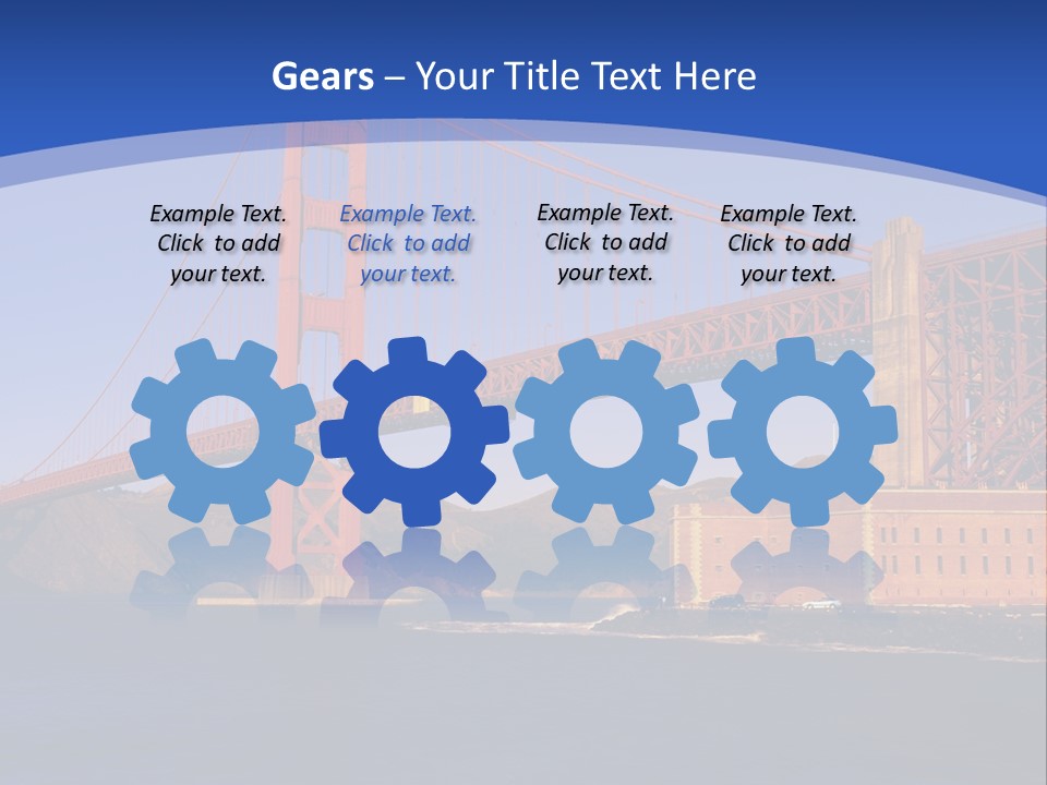 Red Marin County Coastline PowerPoint Template