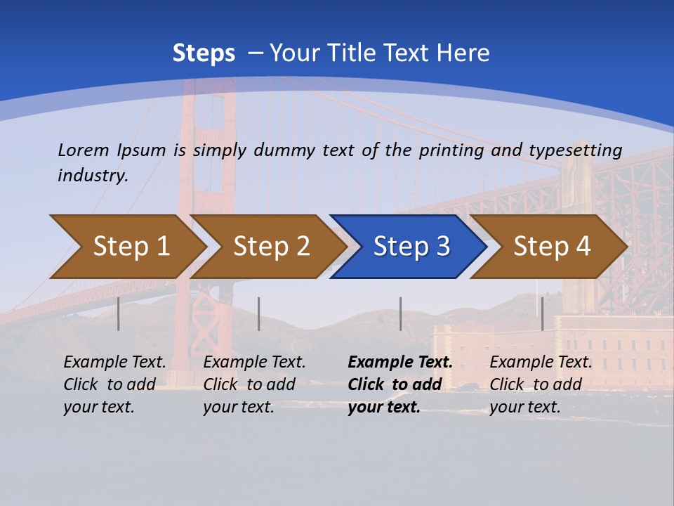Red Marin County Coastline PowerPoint Template