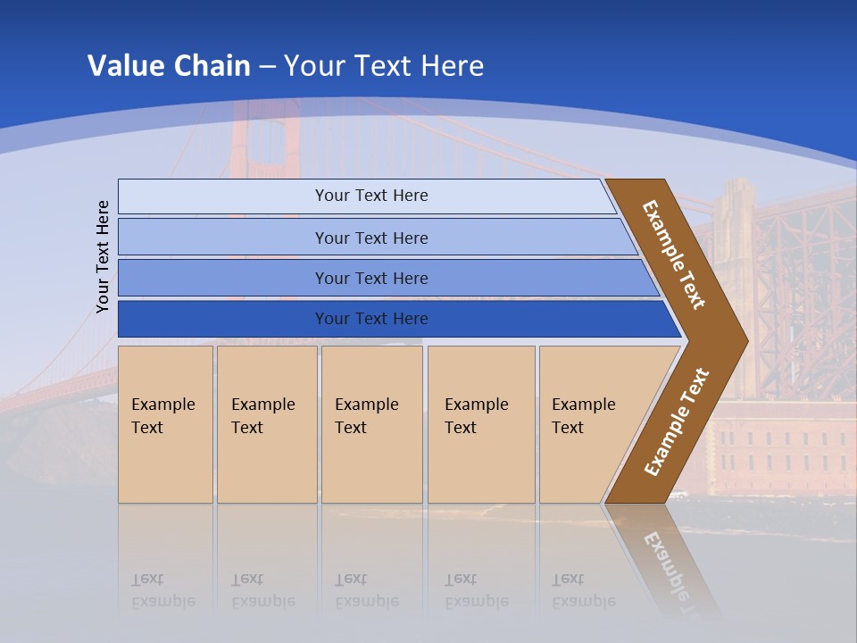 Red Marin County Coastline PowerPoint Template