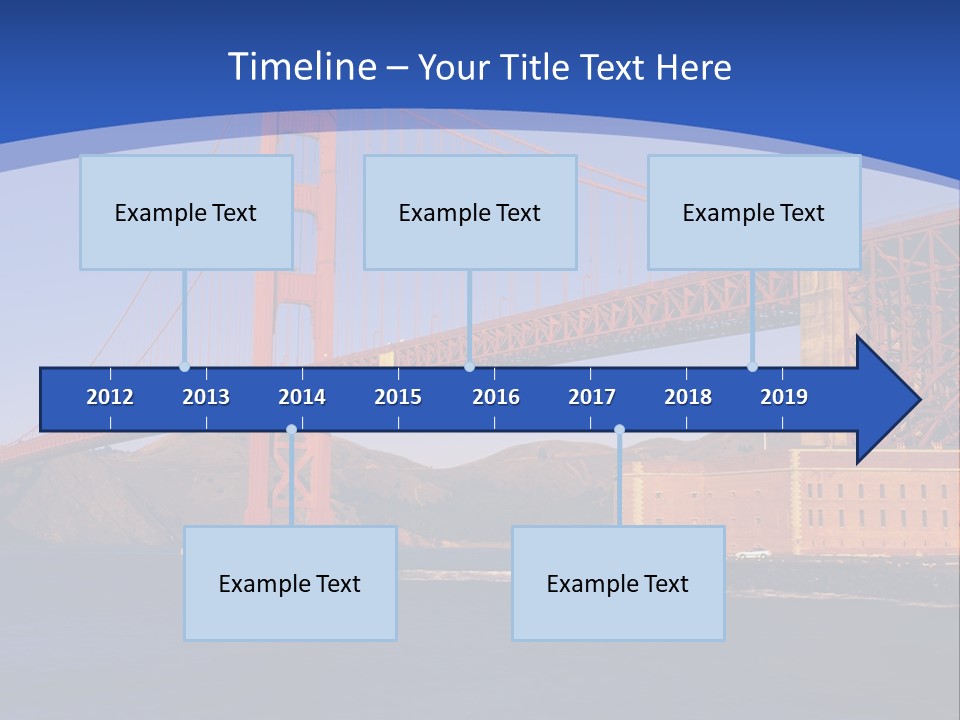 Red Marin County Coastline PowerPoint Template