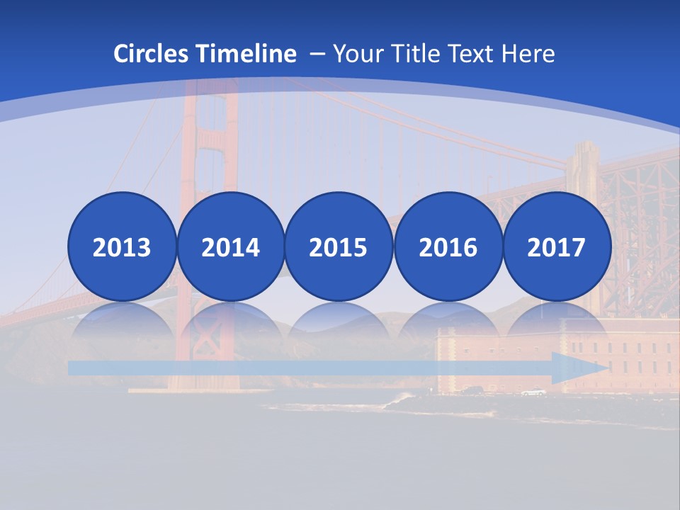 Red Marin County Coastline PowerPoint Template