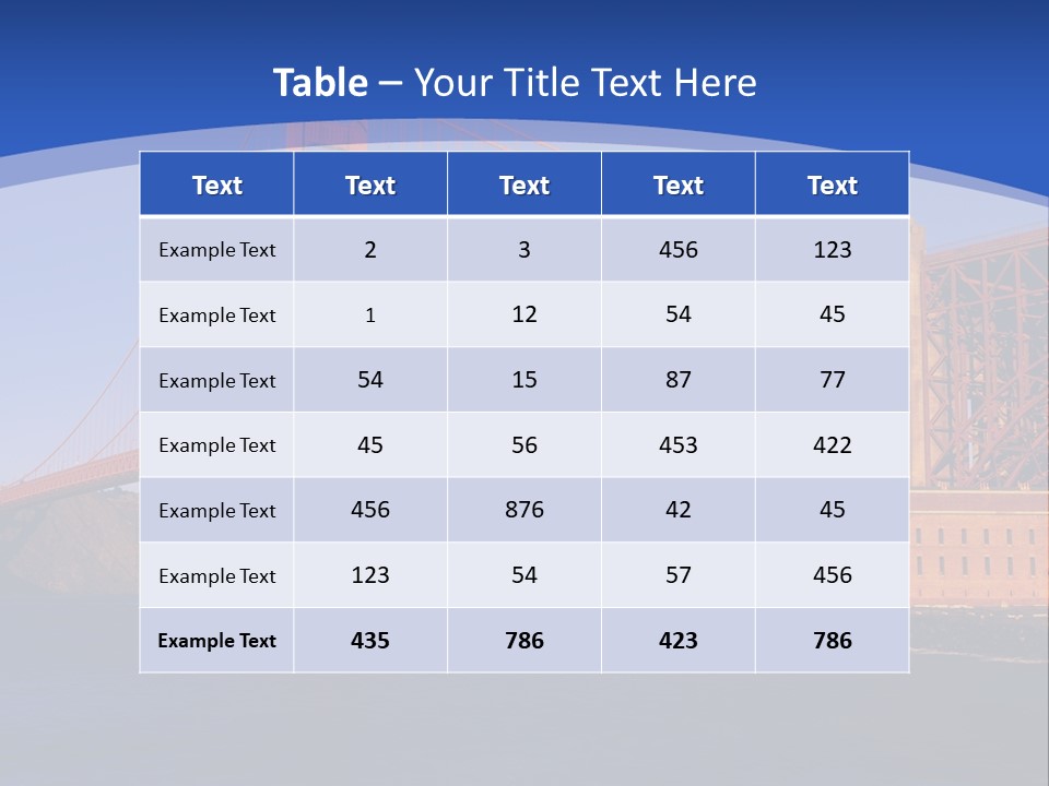 Red Marin County Coastline PowerPoint Template