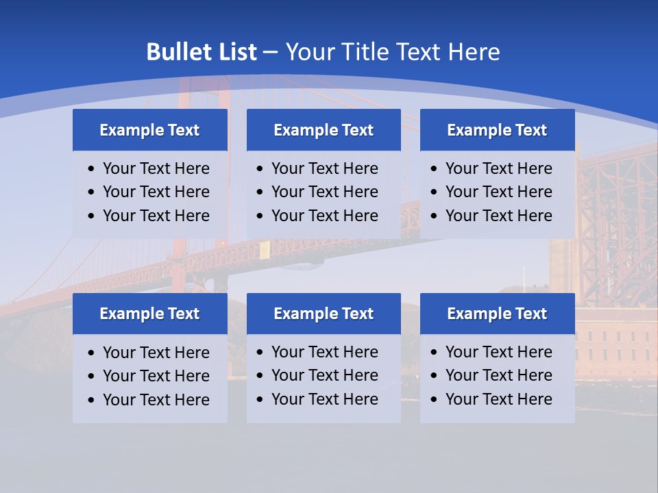 Red Marin County Coastline PowerPoint Template